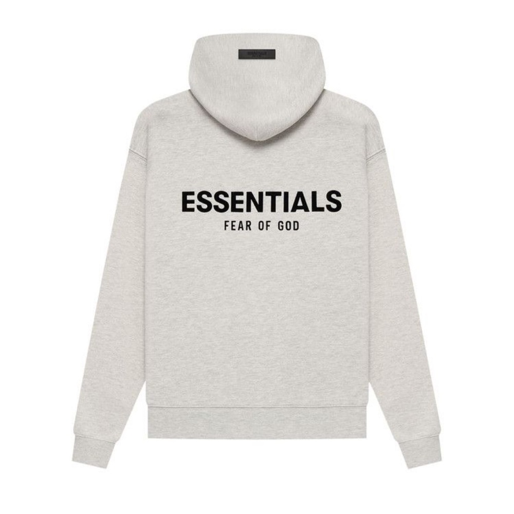 Fear of God Essentials Hoodie in Light Gray